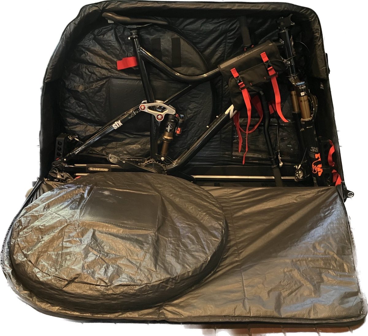 Travel case for big and tall bike