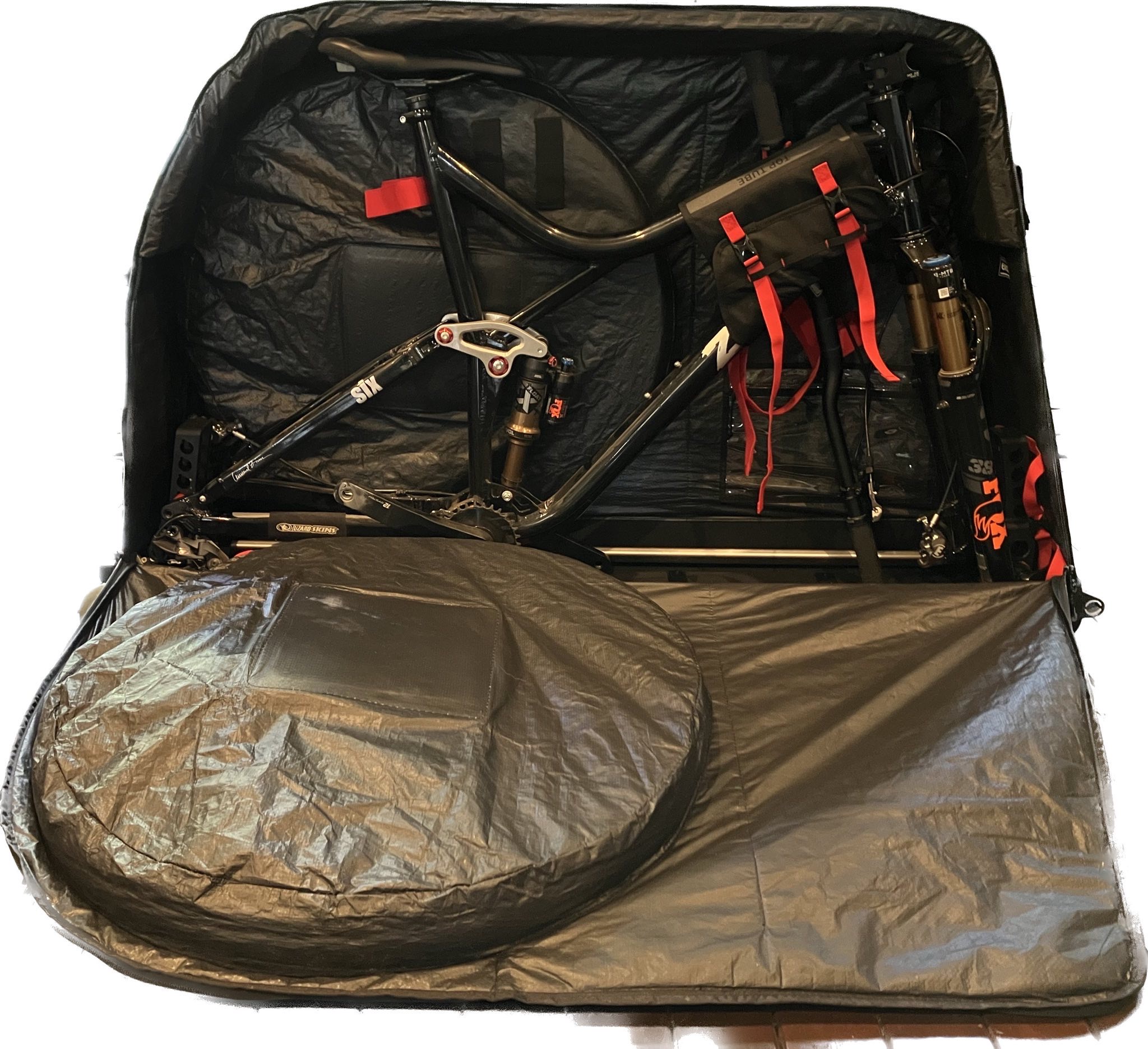 travel case for big and tall bike